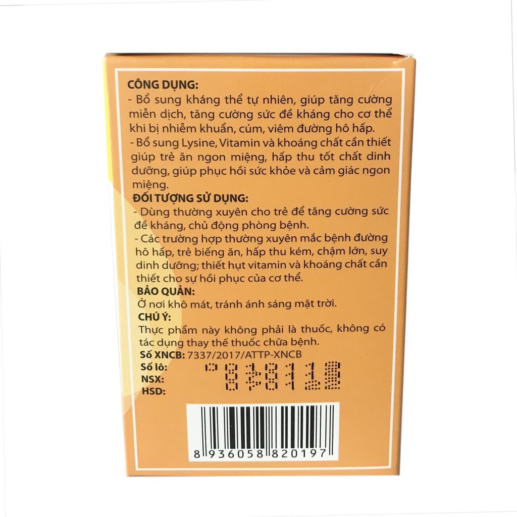 Siro HALUCAN KIDS (Hộp 15 gói 5ml) - Giúp trẻ ăn ngon, tăng cường miễn dịch | Thế Giới Skin Care