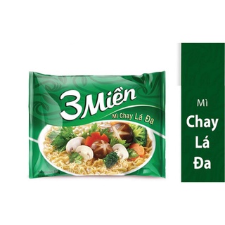 Combo 5 gói mì chay 3 miền lá đa