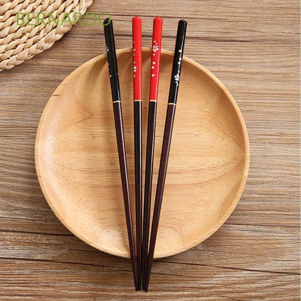 Đũa Gỗ Họa Tiết Cherry 23cm Phong Cách Nhật Bản