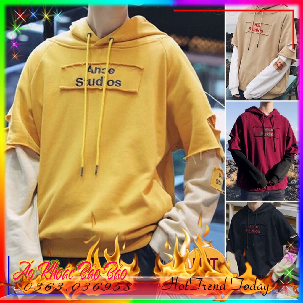ÁO HOODIE NỈ TỐT Ance Studios - HD180 [Kèm Ảnh Thật]