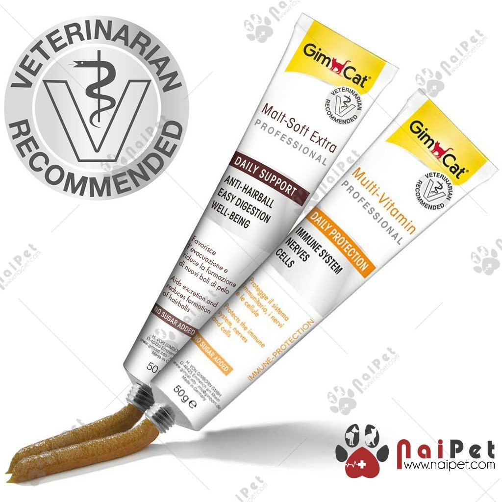 Gel Dinh Dưỡng Ngăn Ngừa Búi Lông Và Hỗ Trợ Tiêu Hóa Gim cat Malt Soft Extra Professional 50g Cho Mèo