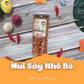 [ANVATVUMAP NHÀ LÀM 100%] Nui Sấy Khô Vị Bò 300gr Ăn Vặt Cay Ngon