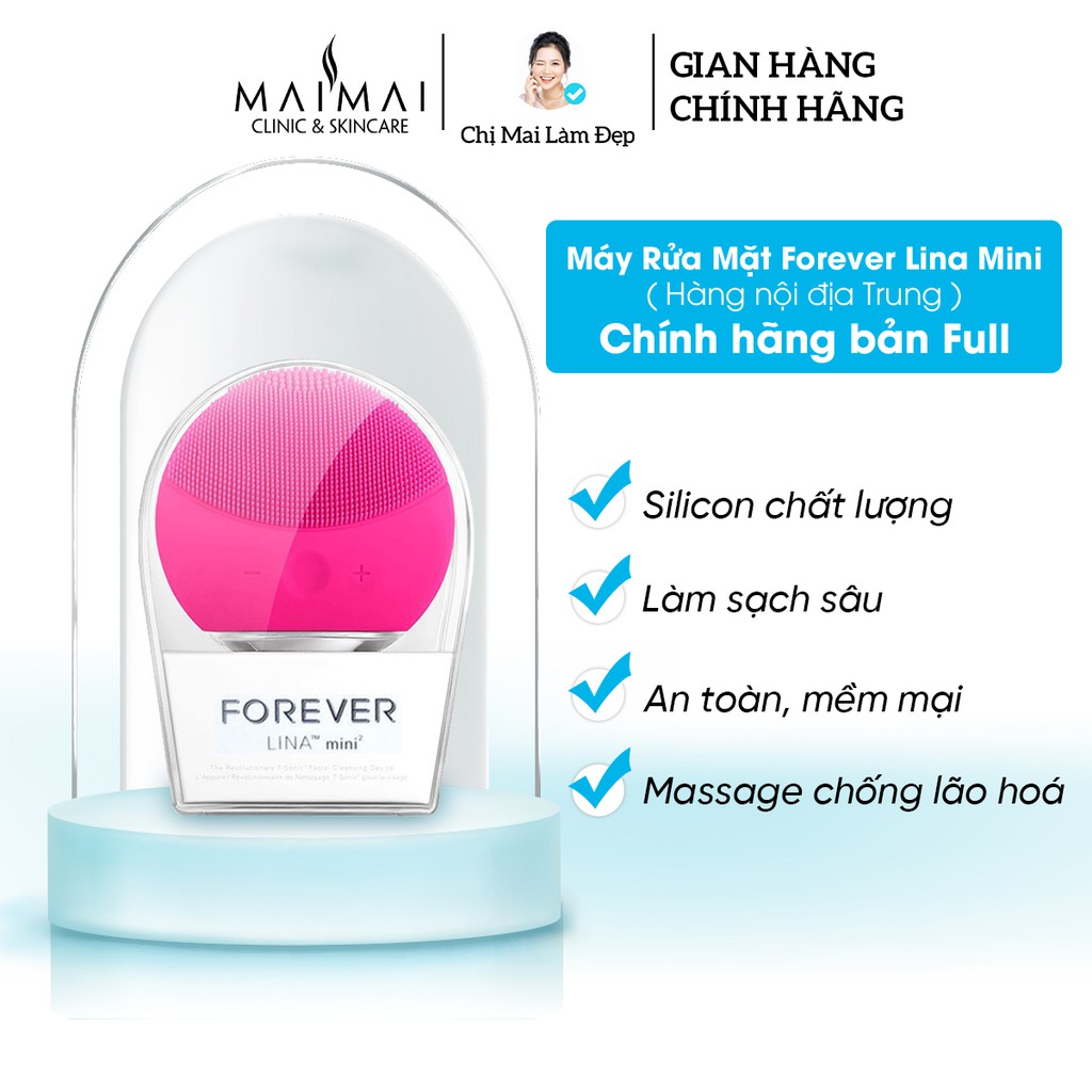 Máy Rửa Mặt Forever Lina Mini - Hàng nội địa Trung - Chính hãng bản Full