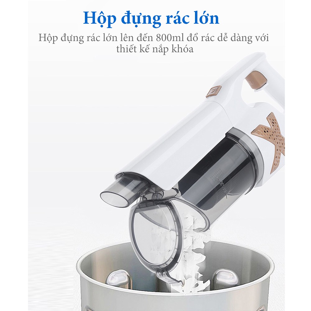 Máy hút bụi cầm tay tiện lợi  đa chức năng Elashome ELAS X01 lực hút cực khỏe bảo hành 12 tháng | BigBuy360 - bigbuy360.vn