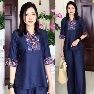 Đồ lam đi chùa # bà lai phối