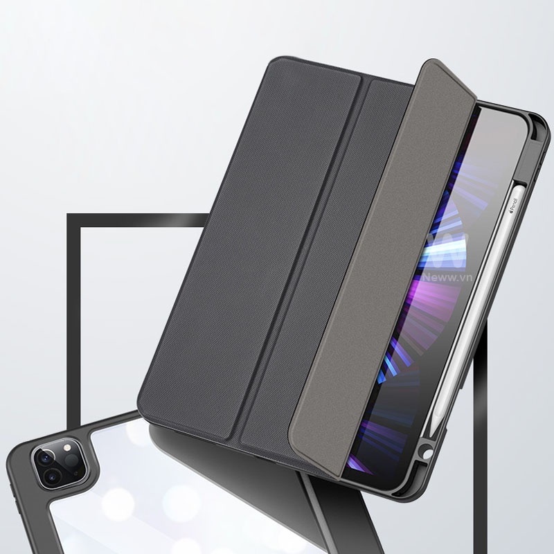 Ốp lưng Dux Ducis iPad Pro 12.9 inch  Kiểu bao da, Chống cong iPad, Nắp nam châm