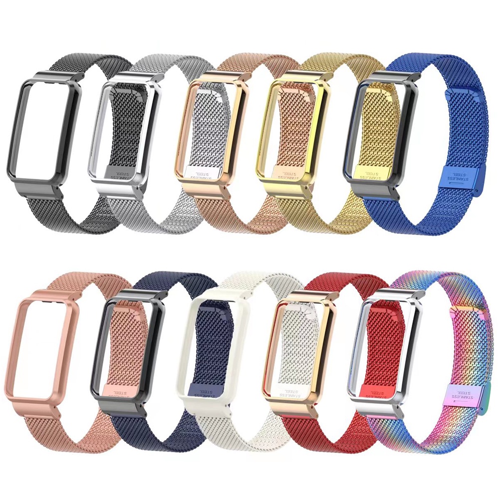 Dây Đeo Inox Cho Đồng Hồ Thông Minh Xiaomi Mi Band 7 Pro