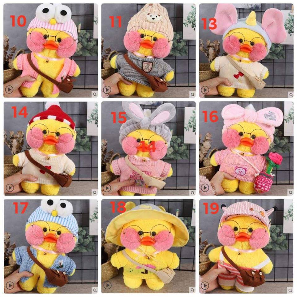 Vịt bông LALAFAN siêu cute (ORDER - Có ảnh thật/ có 3 màu trắng, vàng, hồng) | BigBuy360 - bigbuy360.vn