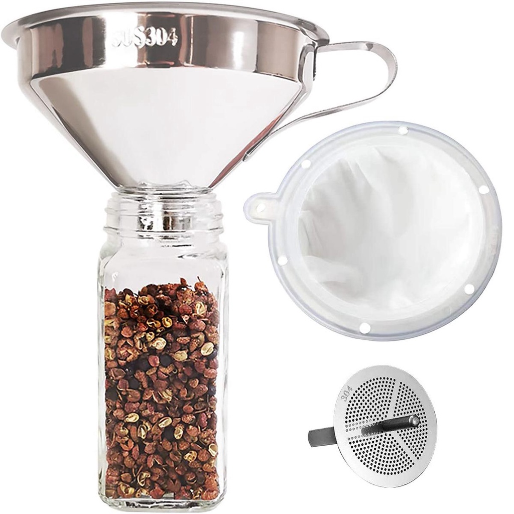 Phễu Lọc Trà / Nước Ép Bằng Thép Không Gỉ Đa Năng