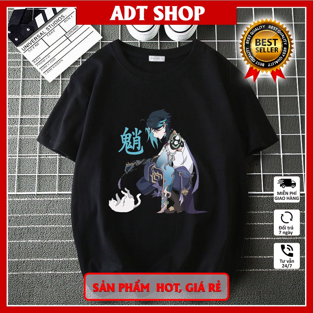 Áo thun hình Genshin Impact - Xiao cực chất giá rẻ mẫu HOT bán chạy