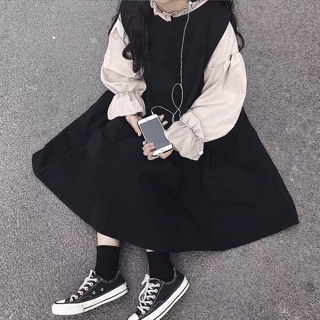 Váy Yếm + Sơ mi