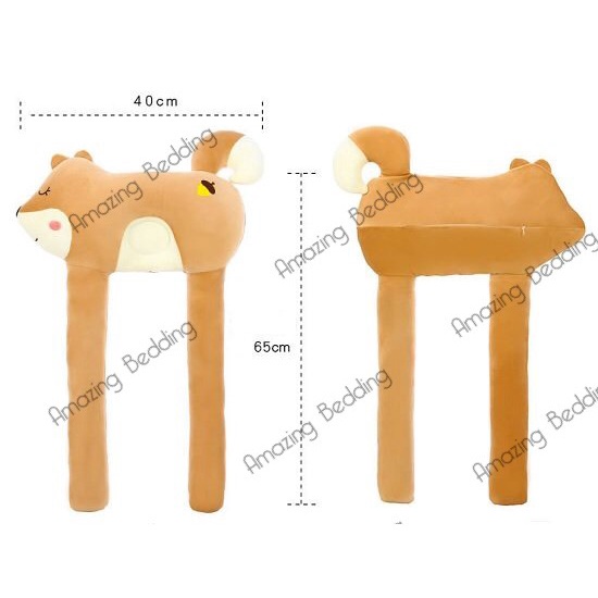 (Hàng cao cấp) Gối đa năng, gối chặn chữ U cho bé hình thú kèm chăn