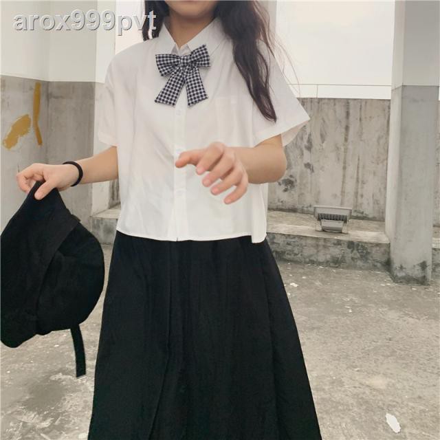 chân váy dàiváy tennis✚┋mùa hè mới 2021 đồng phục lớp Nhật Bản học sinh đại JK tốt nghiệp áo sơ mi rời