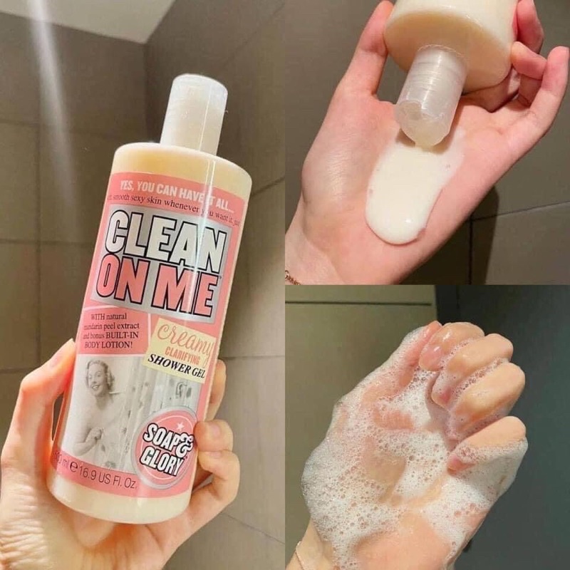 SỮA TẮM SOAP & GLORY CLEAN ON ME 250ML