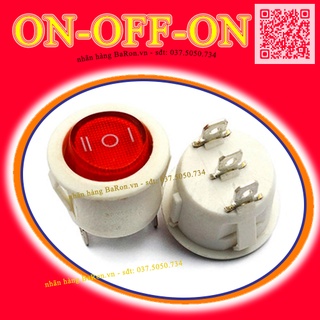 Công tắc bếp điện mini, nồi cơm mini loại on/off/on 6A/250V