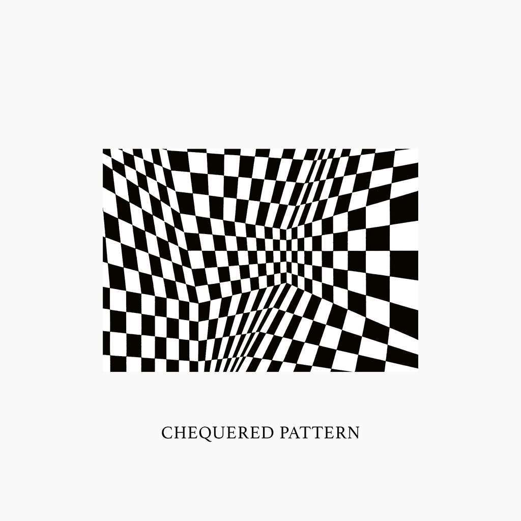 Daice || black and white pattern sticker - sticker/nhãn dán/decal trang trí