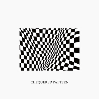 daice || 'black and white pattern' sticker - sticker/nhãn dán/decal trang trí