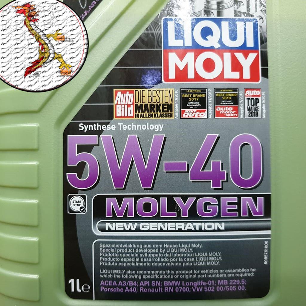 [Ảnh thật]Dầu Nhớt Xe Tay Ga Liqui Moly 5w40 MolyGen 1L, nhớt tay ga liqui 5W40 khách tùy chon dung tích phù hợp cho xe