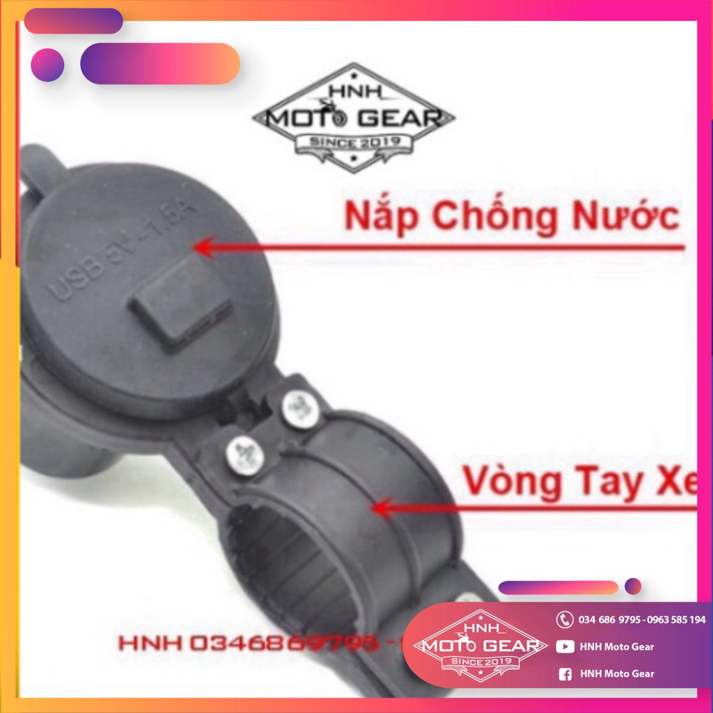 Cổng Sạc Usb Cho Các Dòng Xe Máy