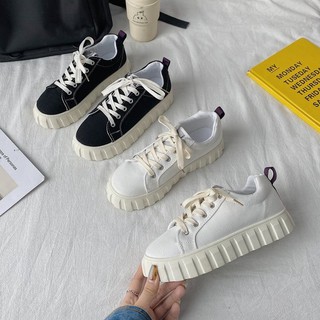 Giày Thể Thao Vải Bạt Thời Trang Hàn Quốc Cho Nữ