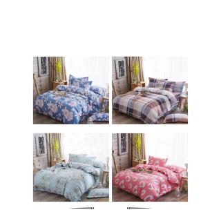 Set ga gối 4 món cotton poly/Bộ chăn ga gối cao cấp 4 món nhập khẩu cotton poly