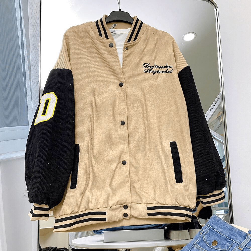 KHẨU TRANG VẢI CAO CẤP DÙNG CHO Áo khoác -  bomber Don't Need Me, áo khoác nam nữ Unisex nhung ngoại 2 lớp mịn logo thêu