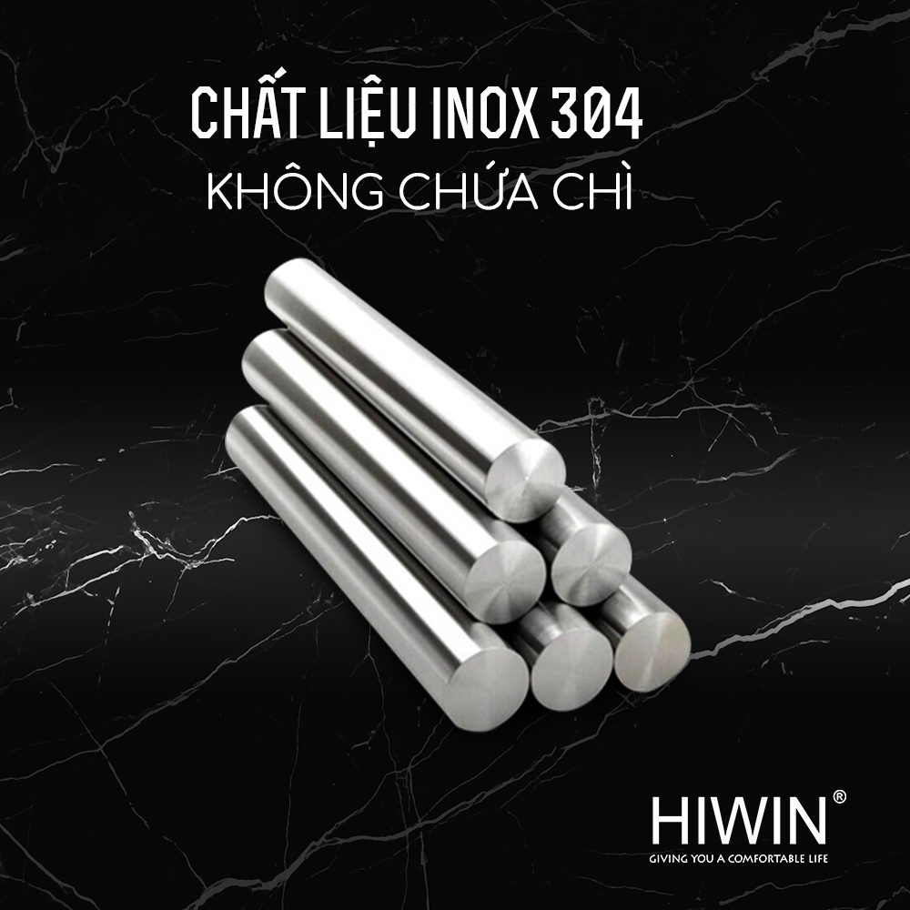 Giàn khăn, giá treo khăn nhà tắm inox 304 mặt gương HIWIN Y- 5039
