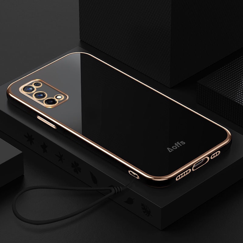 Ốp Điện Thoại Màu Trơn Siêu Mỏng Sang Trọng Cho OPPO A16 Reamle C21Y Realme C12 Reamle8i realme9i
