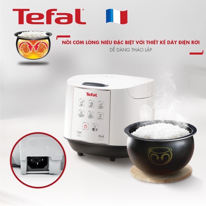 Nồi cơm điện tử Tefal RK732168 1.8L 750W