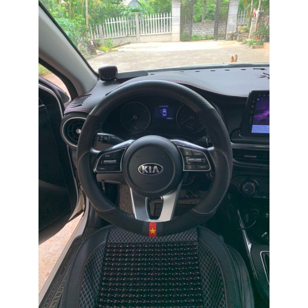 Bọc vô lăng, bọc tay lái ô tô Mẫu Cờ Việt Nam, Cờ Ý Size M, Đường kính 37, 38cm lắp vừa hầu hết các dòng xe