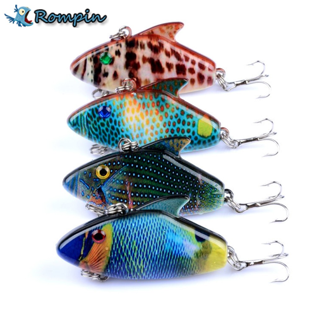 1 Mồi Cá Giả Rung Cứng 5.5cm 7.9g