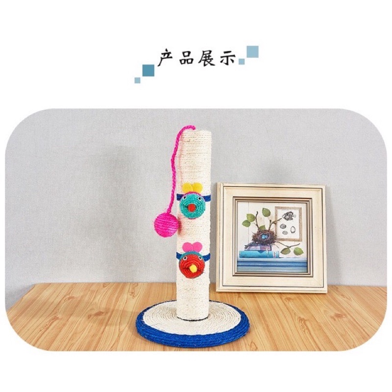 Trụ Cào Móng Bàn Cào Móng Cho Mèo Có Bóng Treo