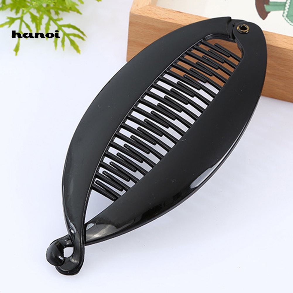 Kẹp Tóc Kim Loại Hình Xương Cá Thời Trang Cho Nữ