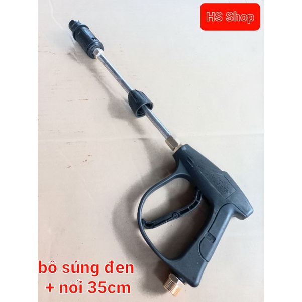 Súng rửa xe áp lực cao ren ngoài 22mm kèm ông nối inox dài 25cm ,35cm