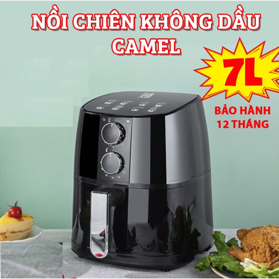 Nồi chiên không dầu CAMEL 7 LÍT/ 8 lít hàng nội địa trung