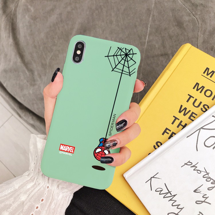 Ốp iphone - Ốp lưng Người nhện Marvel 6/6plus/6s/6s plus/6/7/7plus/8/8plus/x/xs/xs max a261 | BigBuy360 - bigbuy360.vn