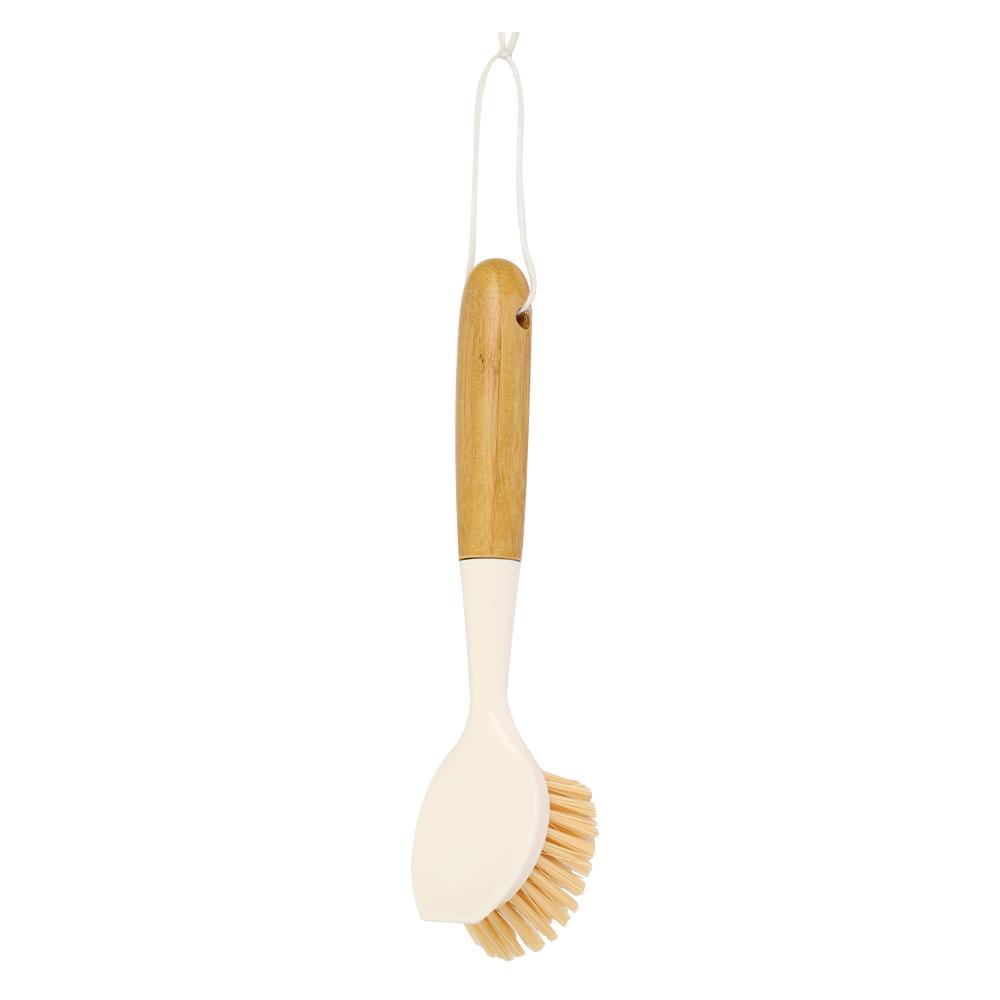 HomeBase ACCO Bàn chải vệ sinh bằng tre/nhựa YJ-Z11 H23XW5.5XD4 màu kem