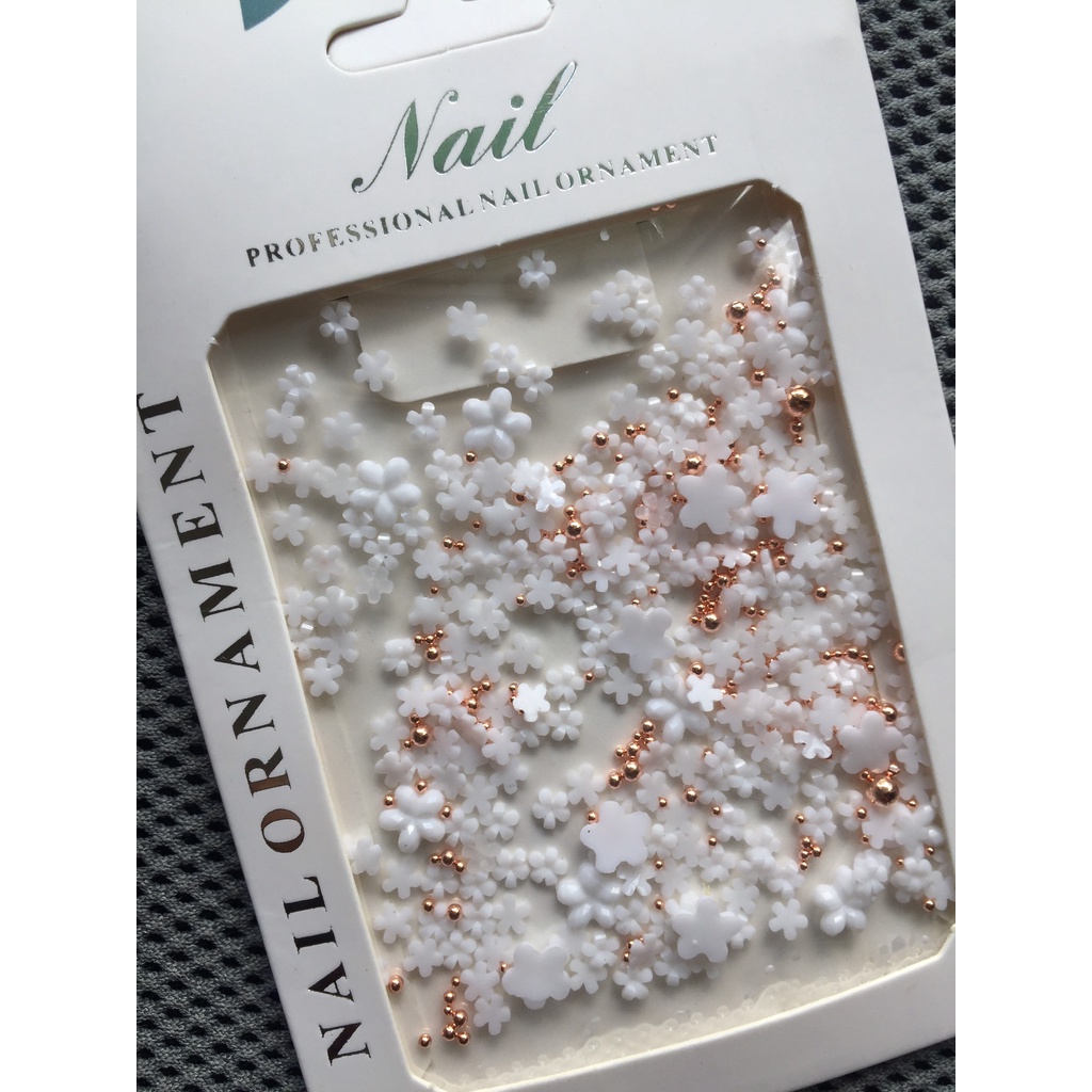 " Hàng chất lượng " Charm ngôi sao bi nhỏ đồng  NAIL PROFESSIONAL NAIL ORNAMENT.
