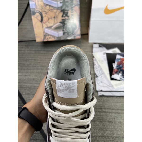 GIÀY SB DUNK OTOMO KATSU TRẮNG NÂU DA THẬT