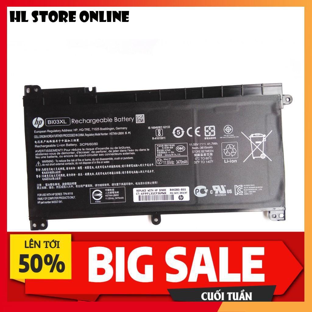 🔔  PIN HP Pavilion M3-U 14-ax 15-ax ON03XL BI03XL 41.7 WH ZIN