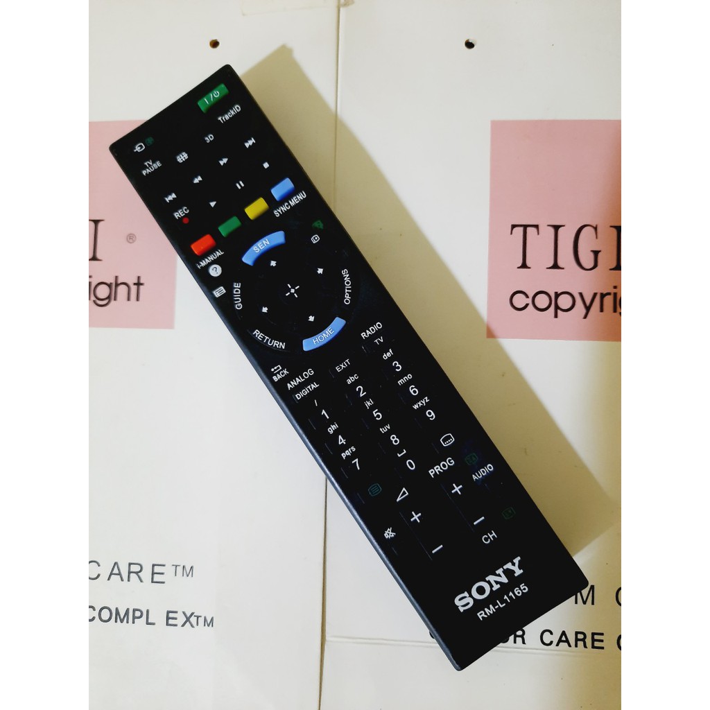 Remote Điều khiển Tivi Sony RM-L1165 - Hàng tốt mới 100% Tặng kèm Pin-Điện tử Alex