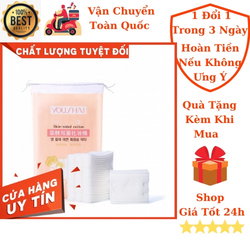 Bông tẩy trang yousha / CottonPats 222 miếng 1 túi ( Freeship Toàn Quốc )