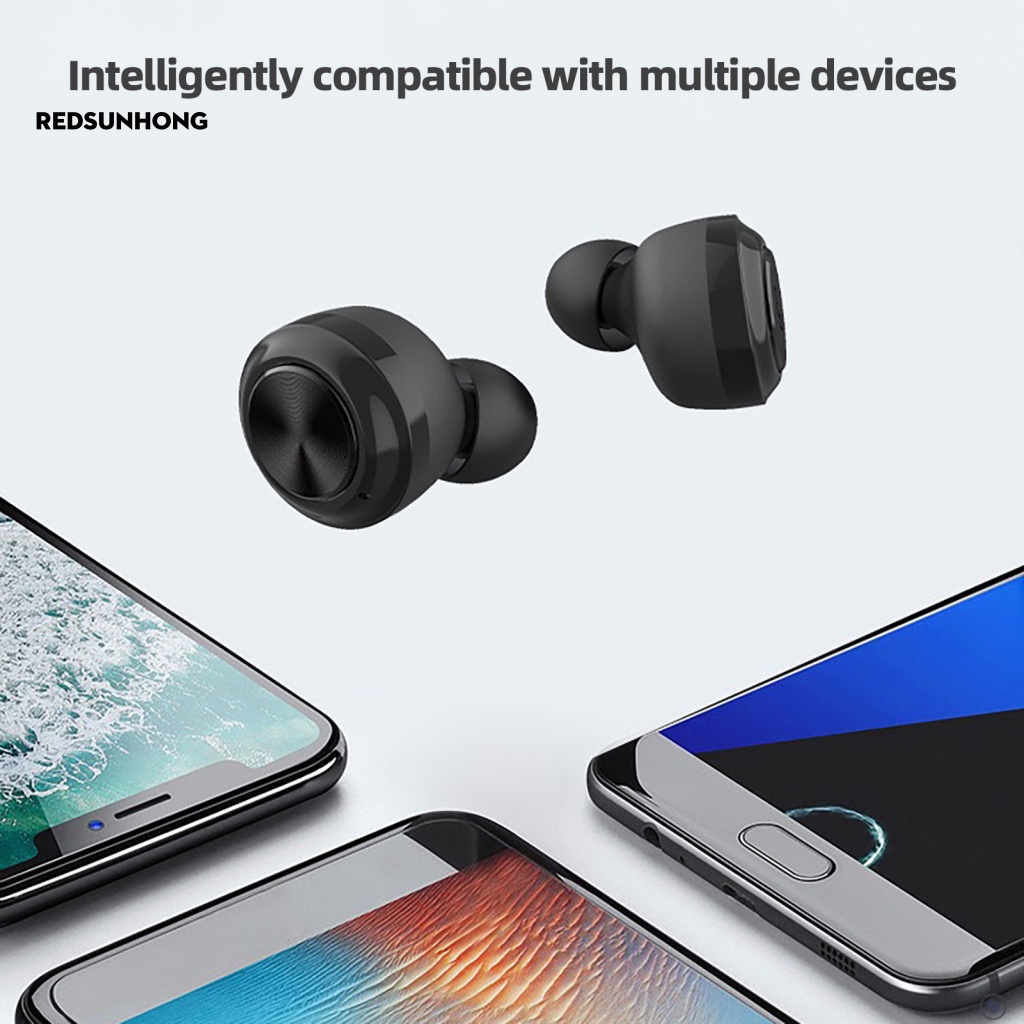 Tai Nghe Bluetooth RSH.z Có Nút Điều Khiển Cảm Ứng Vân Tay Chạy Bộ
