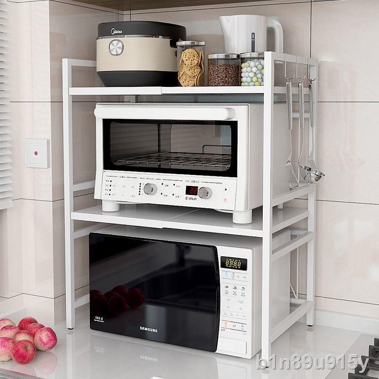 Kệ bếp có thể thu vào để lò vi sóng Lưu trữ gia dụng Mặt bàn đôi Tủ nấu cơm