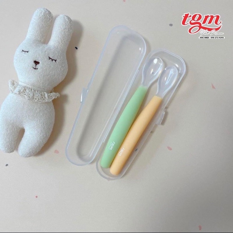 Thìa ăn dặm Silicon TGM - Hộp 2 cái / lẻ 1 cái không hộp