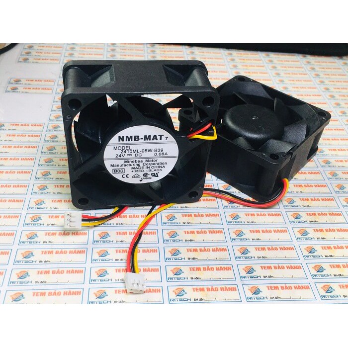 Quạt NMB 2410ml-05w-b39 24V 0.08A 60*60*25mm