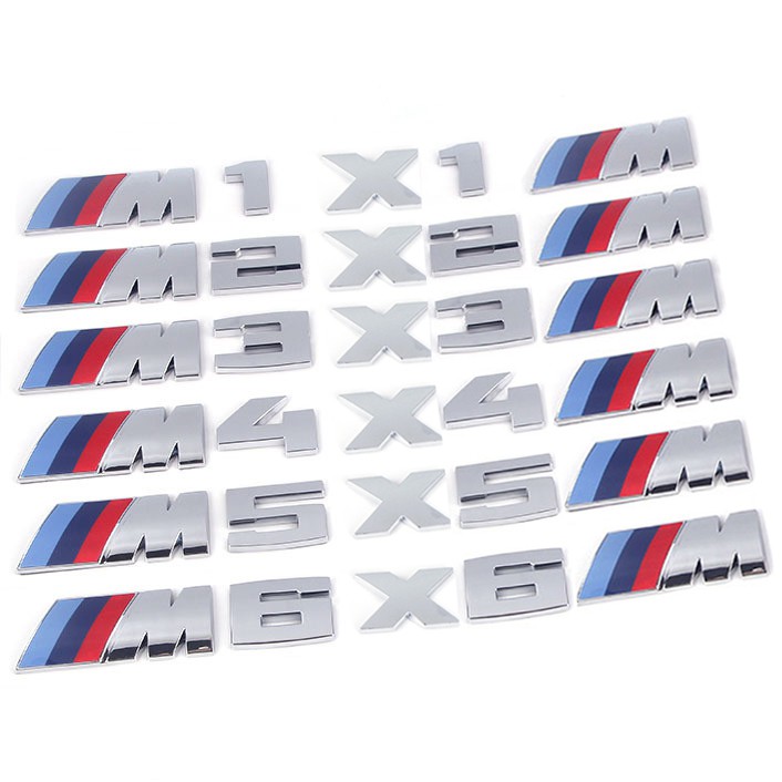 Sticker Dán Trang Trí Xe Hơi BMW F30 F20 F10 F32 Auto X1M X2M X3M X4M X5M X6M M1 M3 M4