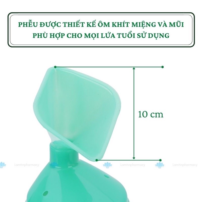 Bình xông mũi, họng,xông tinh dầu ( 350 ml )