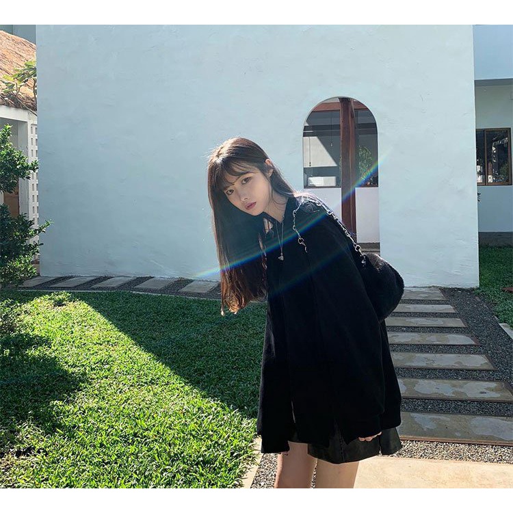 Áo Hoodie Xẻ Tà Đủ Màu ❤️❤️[FREESHIP]❤️❤️, Sweater Chất Dày Đẹp, Freesize, Oversize, Unisex | BigBuy360 - bigbuy360.vn