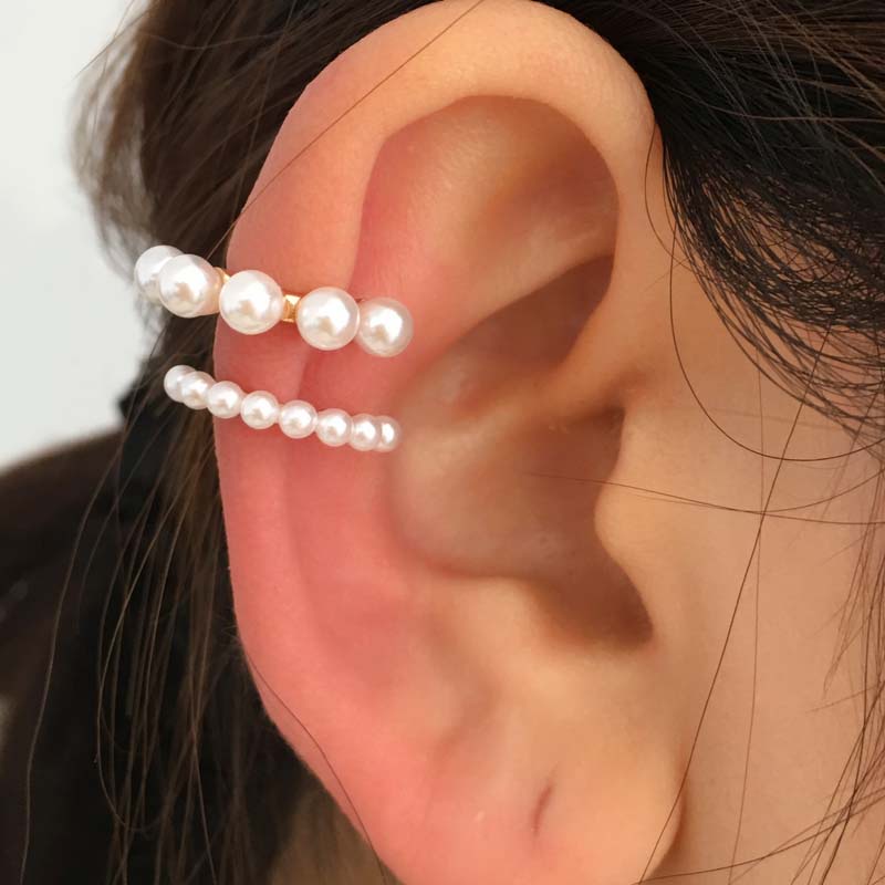 Bông Tai Hợp Kim Dạng Kẹp Đính Đá Pha Lê Nhân Tạo 14 Phong Cách Bohemian Thanh Lịch Cho Nữ